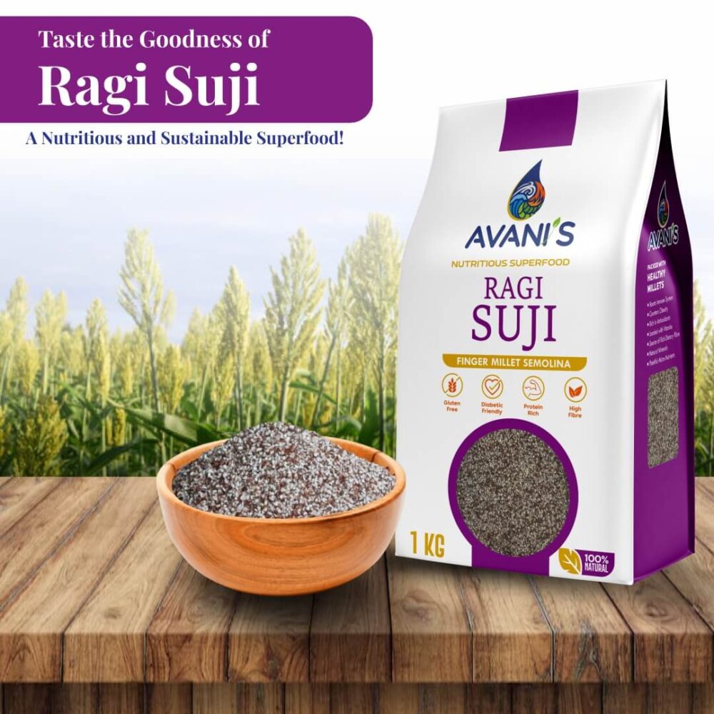 Avani's Ragi Suji 1 kg