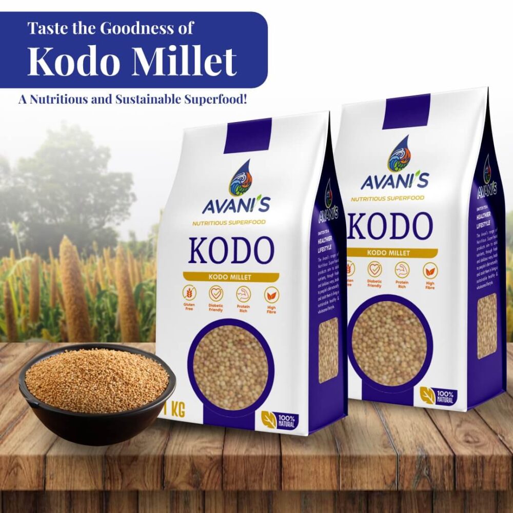 Avani's Kodo Millet 1 Kg (Pack of 2)
