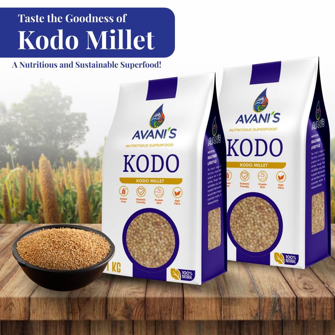 Avani's Kodo Millet 1 Kg (Pack of 2)