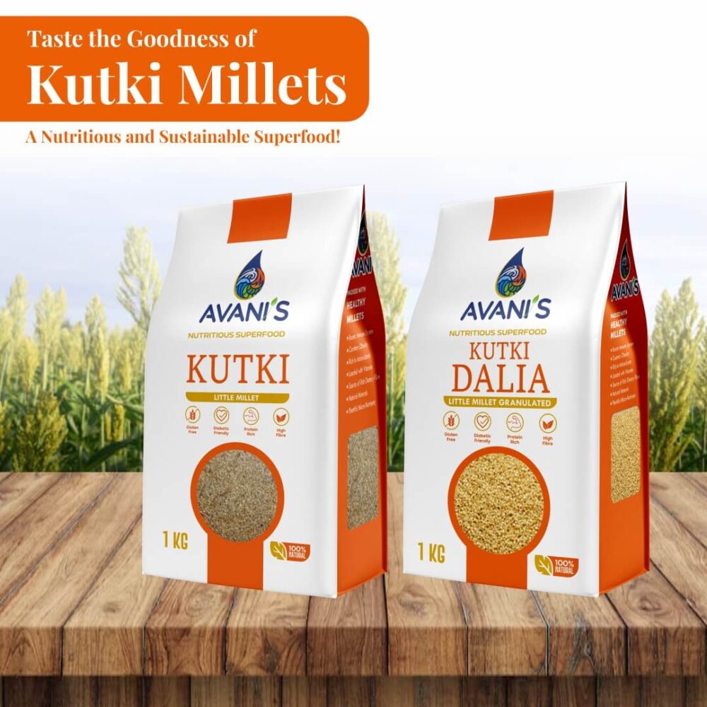 Avani's Kutki Millet & Kutki Dalia
