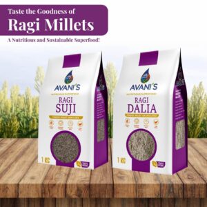 Avani's Ragi Dalia & Ragi Suji